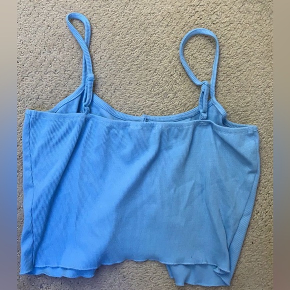 Blue Open Tank Top - Picture 3 of 3